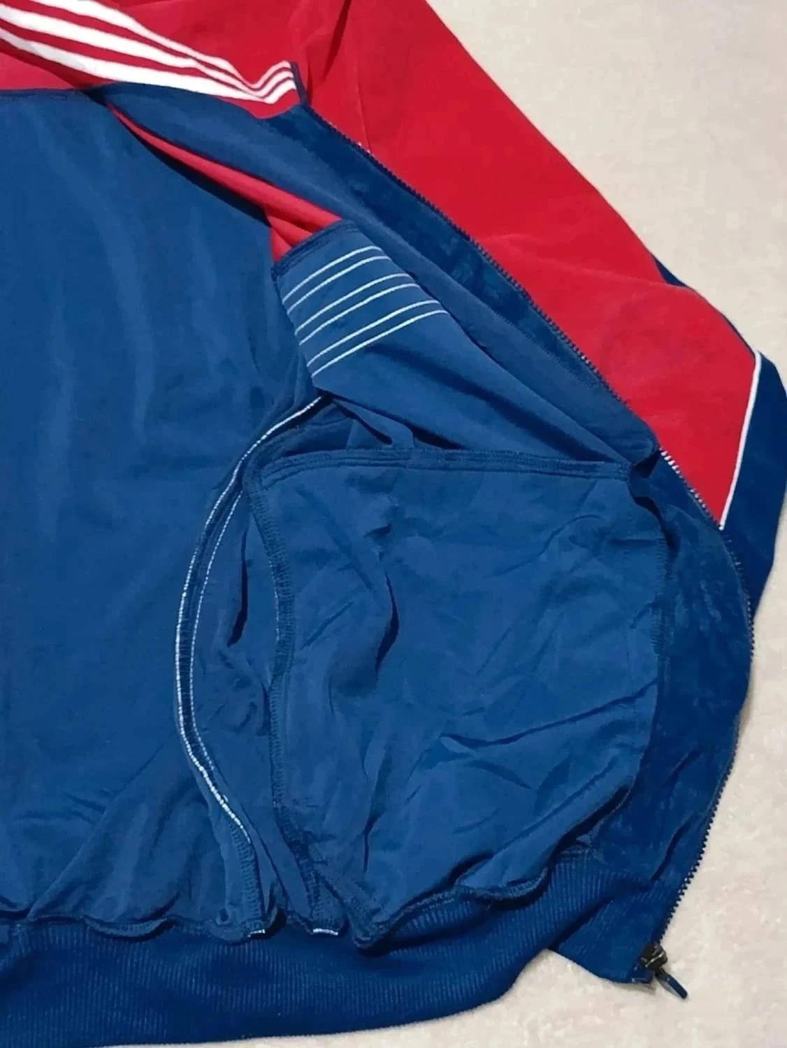 Rode blauwe Adidas vintage Y2K trackjas F180 (M) – photo 10